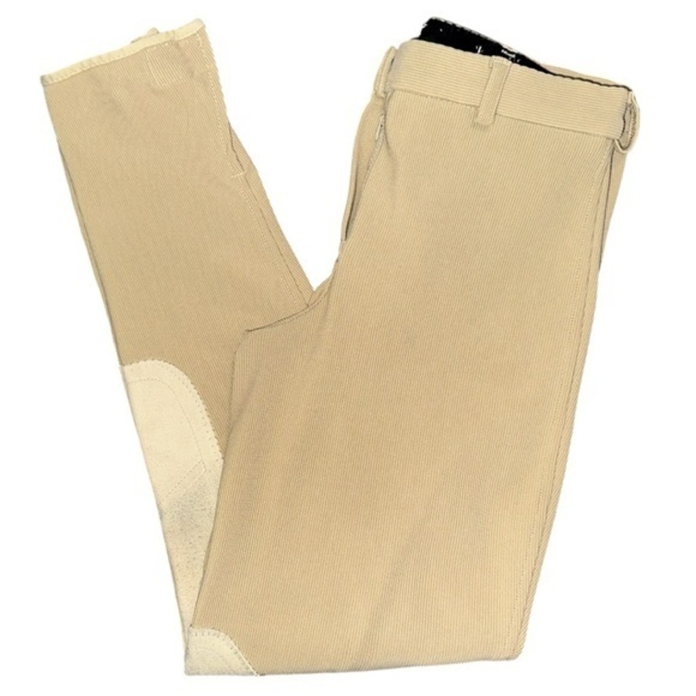 TuffRider Women’s Size 26 Tan Ribbed Hip Hugger Breech Riding Pants